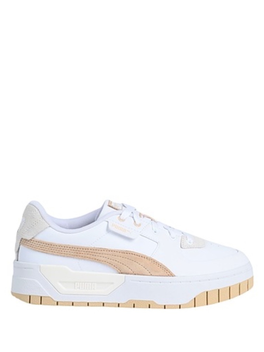 PUMA Womens Cali Dream Colorpop Lace Up Sneakers Shoes Casual - Brown, White